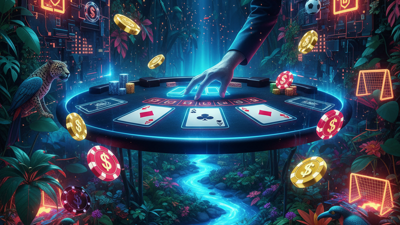 Ilustração de uma árvore de habilidades para apostas